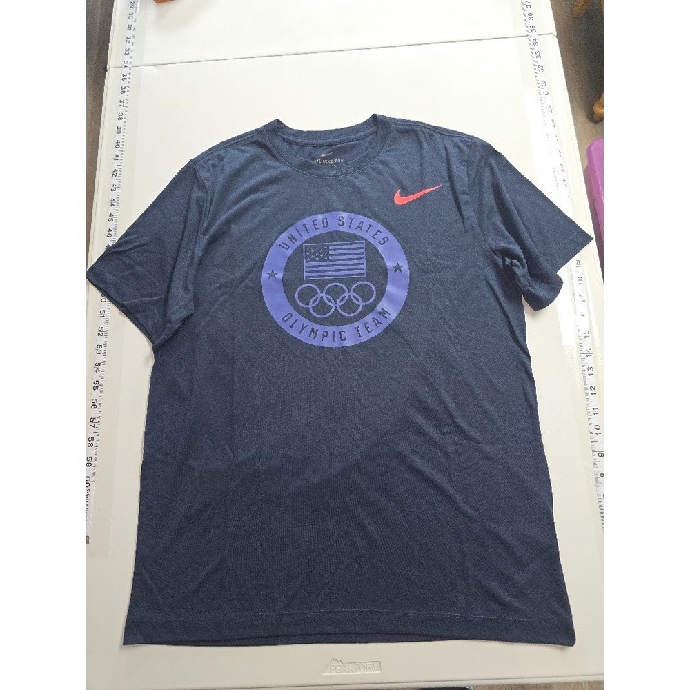 Nike U.S. Olympic Team Tee Navy Men's Size Medium
